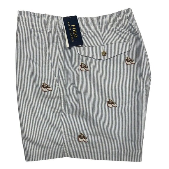 Polo Ralph Lauren XL Classic Fit 5" Prepster Allover Saddle Shoes Oxford Shorts - Picture 6 of 8